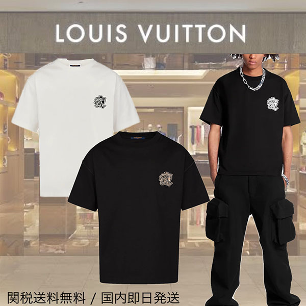 ルイヴィトン LV コピー スモークプリンテッドTシャツ 1A5TZO