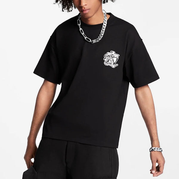 ルイヴィトン LV コピー スモークプリンテッドTシャツ 1A5TZO