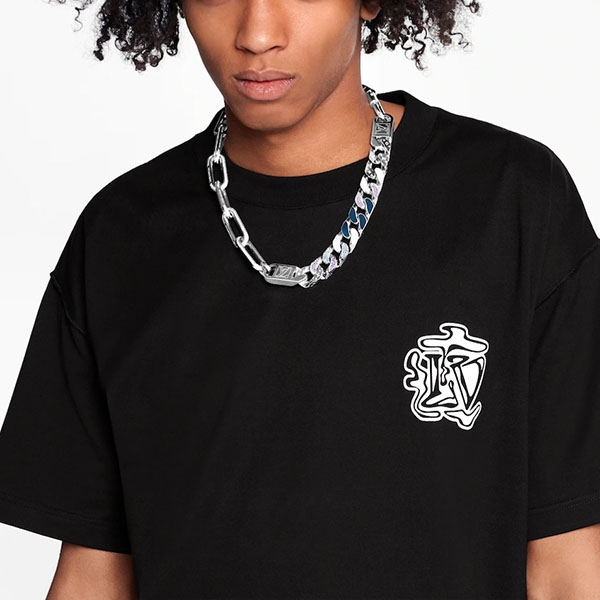 ルイヴィトン LV コピー スモークプリンテッドTシャツ 1A5TZO