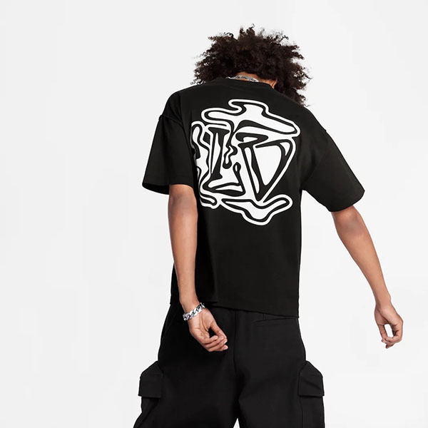 ルイヴィトン LV コピー スモークプリンテッドTシャツ 1A5TZO