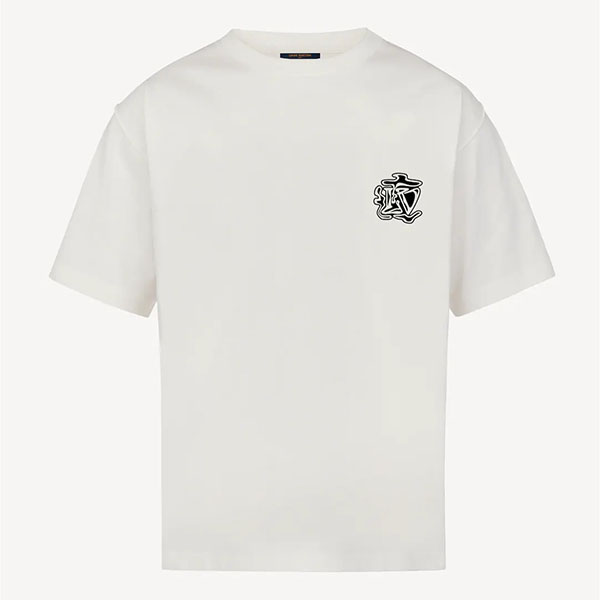 ルイヴィトン LV コピー スモークプリンテッドTシャツ 1A5TZO