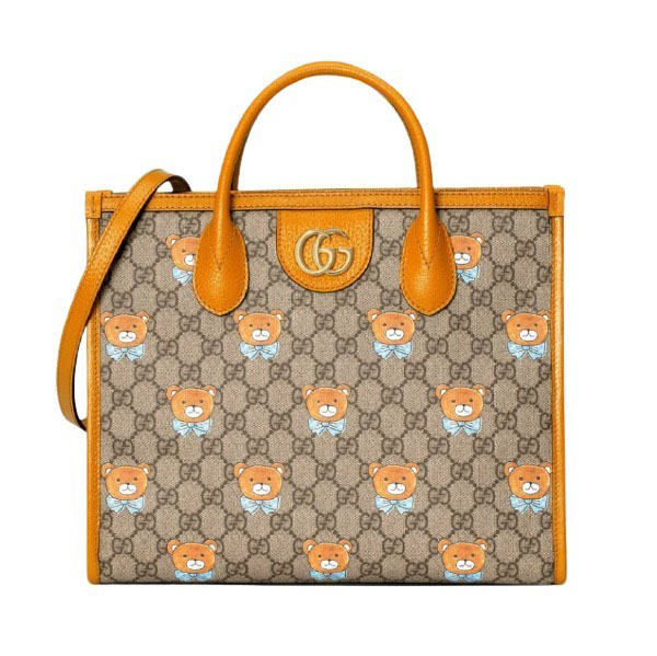 GUCCI★EXO-KAIxGucci コピー限定品 ベアプリント レザー2WAYバッグ 660531 2YVAG 8695