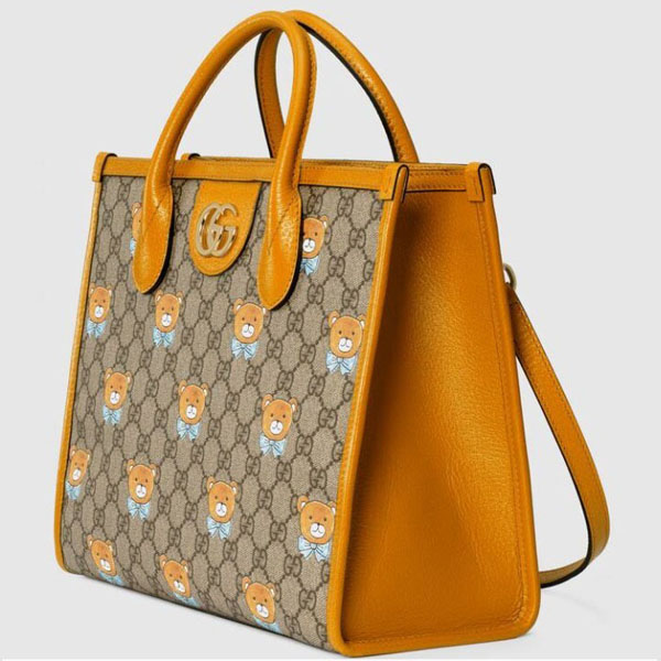 GUCCI★EXO-KAIxGucci コピー限定品 ベアプリント レザー2WAYバッグ 660531 2YVAG 8695