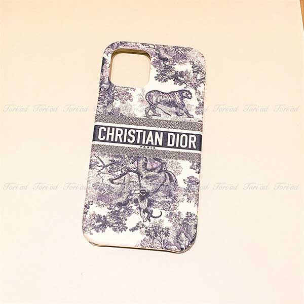 【すぐ届く】DIOR トワル ドゥ ジュイ★iPhone12/12 Pro用ケース S8045VSTJ_M956