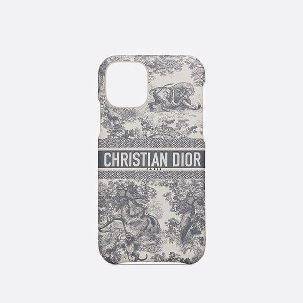 【すぐ届く】DIOR トワル ドゥ ジュイ★iPhone12/12 Pro用ケース S8045VSTJ_M956
