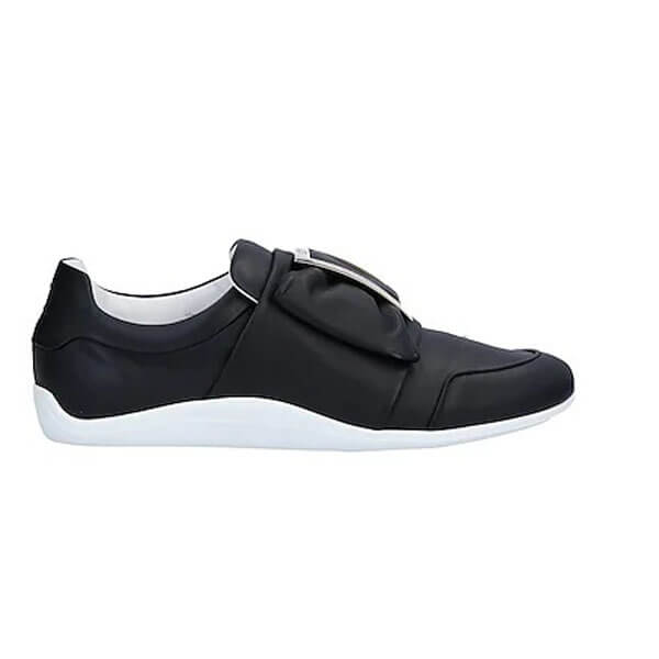 Roger Vivier ロジェ ヴィヴィエ スーパーコピー リボンスニーカー 白 黒 21032306