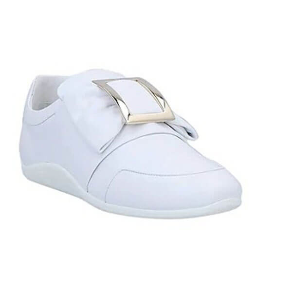Roger Vivier ロジェ ヴィヴィエ スーパーコピー リボンスニーカー 白 黒 21032306