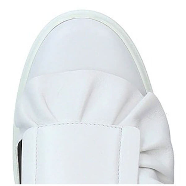 Roger Vivier ロジェ ヴィヴィエ コピー フリルスニーカー 白 黒 21032307