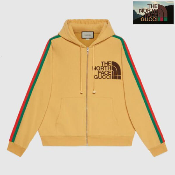 THE NORTH FACE x グッチ 偽物 コットンフーディー 21032335