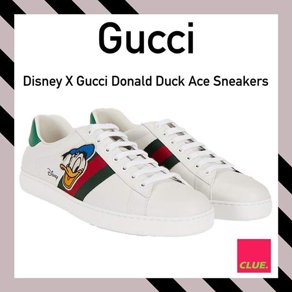 Gucci ★グッチXディズニー ドナルドダック エース コピー スニーカー 6493991XG609114
