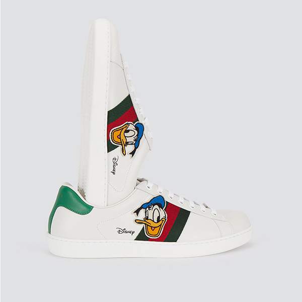 Gucci ★グッチXディズニー ドナルドダック エース コピー スニーカー 6493991XG609114