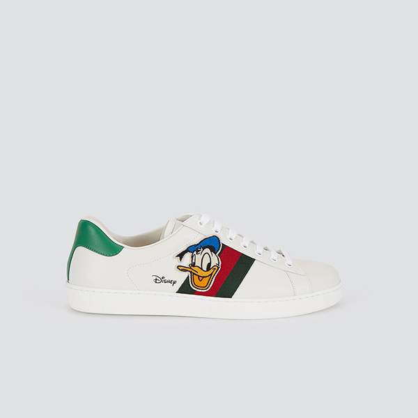 Gucci ★グッチXディズニー ドナルドダック エース コピー スニーカー 6493991XG609114