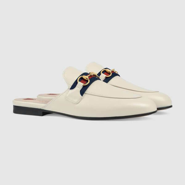 ☆韓国の人気☆グッチ☆GUCCI☆偽物プリンスタウン レザー スリッパ629084