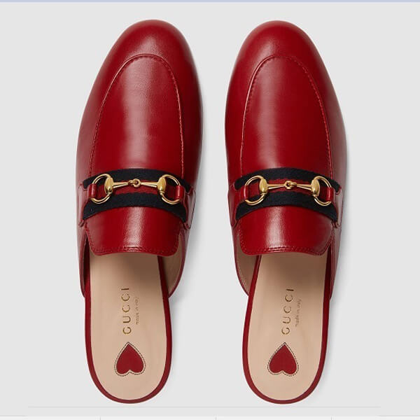 ☆韓国の人気☆グッチ☆GUCCI☆偽物プリンスタウン レザー スリッパ629084
