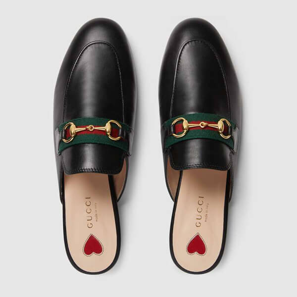 ☆韓国の人気☆グッチ☆GUCCI☆偽物プリンスタウン レザー スリッパ629084
