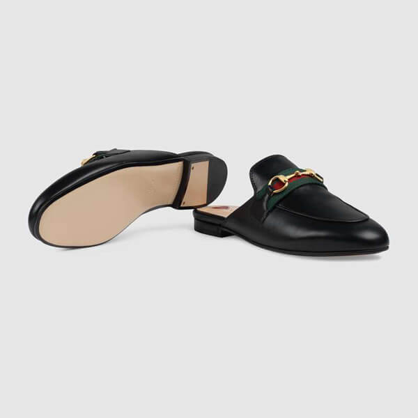 ☆韓国の人気☆グッチ☆GUCCI☆偽物プリンスタウン レザー スリッパ629084