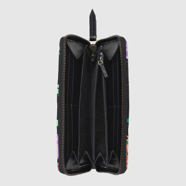 グッチ ケンスコット 偽物 GUCCI GG Ken Scott マーモント ボタニカルプリント 長財布◆443123 UAIDE 1056