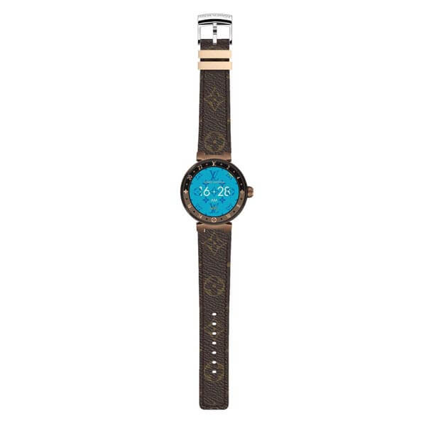 ルイヴィトン スマートウォッチ コピー【LV】TAMBOUR HORIZON MONOGRAM BROWN 42 モノグラム ブラウン 腕時計 21042903