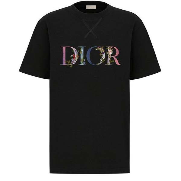大人気新作!ディオール スーパーコピー◆オーバーサイズ コットンTシャツ DiorFlowers 113J686A0554_C084