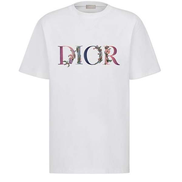 大人気新作!ディオール スーパーコピー◆オーバーサイズ コットンTシャツ DiorFlowers 113J686A0554_C084