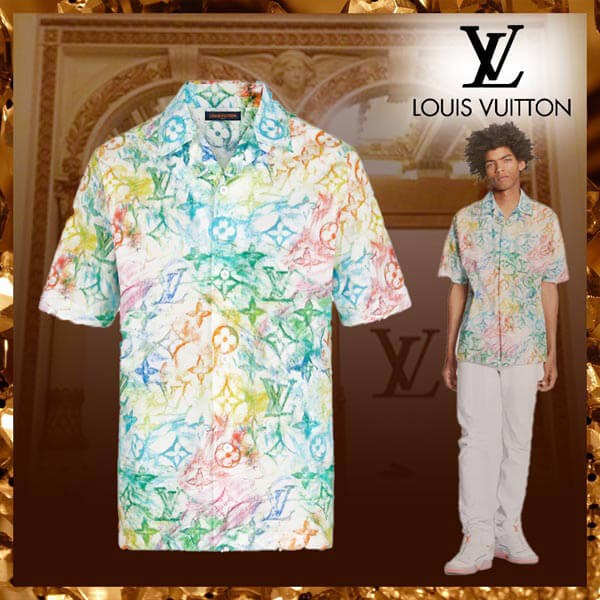 ルイヴィトン　シャツ LOUIS VUITTON】ルイヴィトン『モノグラムウェーブ ジャイアント