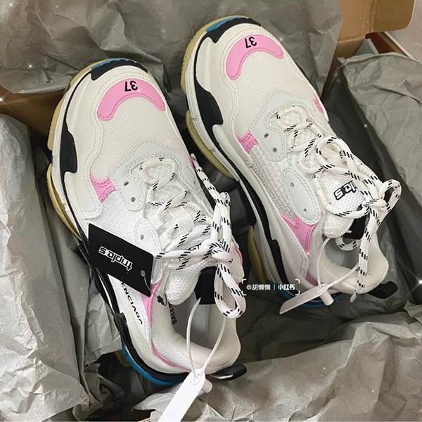 【BALENCIAGA】Triple S Tape Type スニーカー★ホワイト★26cm ☆希少初期モデル・新品未使用☆ バレンシアガ BALENCIAGA