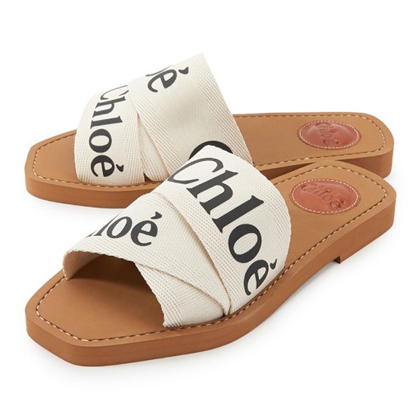 Chloe ウッティフラットミュル CHC19U18808 275 Chloe クロエ CHC19U18808 WOODY ウッディ フラットミュール