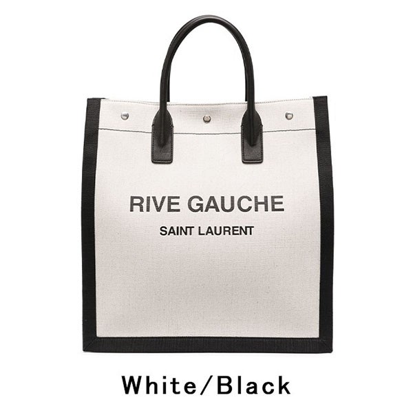 ☆超人気☆【サンローラン トートバッグ 偽物】RIVE GAUCHE コットン/リネン ノエ ユニセックス トートバッグ 容量大!! 6316829J52E9280