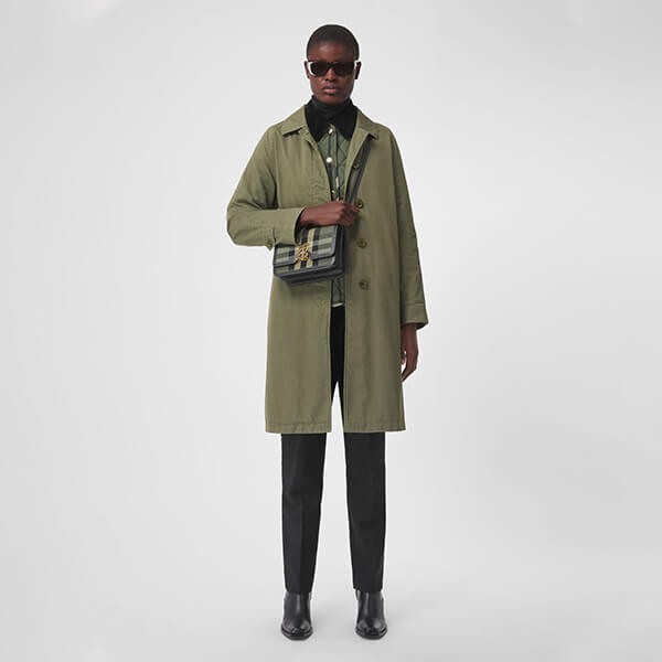 新品BURBERRY　バーバリー BURBERRY ショルダーバッグ TBロゴ チェックキャンバス＆レザー