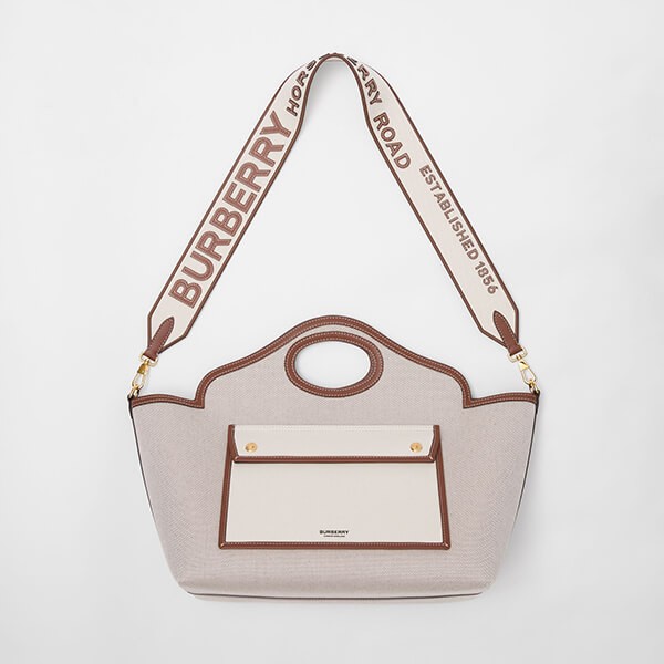 BURBERRY POCKET トートバッグ BURBERRY バーバリー トートバッグ/MEDIUM POCKET レディース