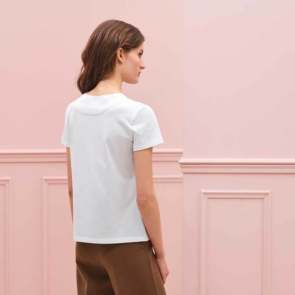 HERMES コットン Tシャツ サイズ36 Hermès Hermes Cotton T-shirt 36 Do Re Boucles Multiple