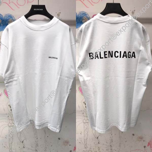 BALENCIAGA 2020ss バッグロゴシャツ