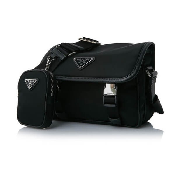 【Prada】★2005復刻★リナイロンショルダー黒 PRADA Re-Edition 2005 ショルダーバッグ 黒