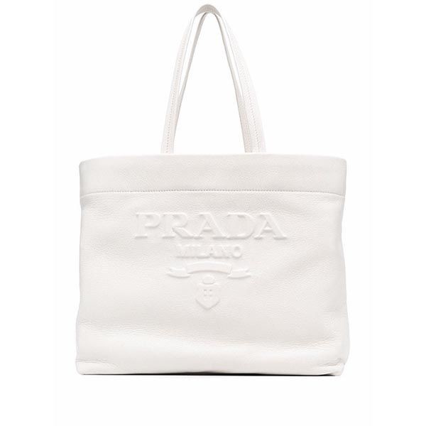 PRADA サンド キャンバスショッピングバッグ org.jpg