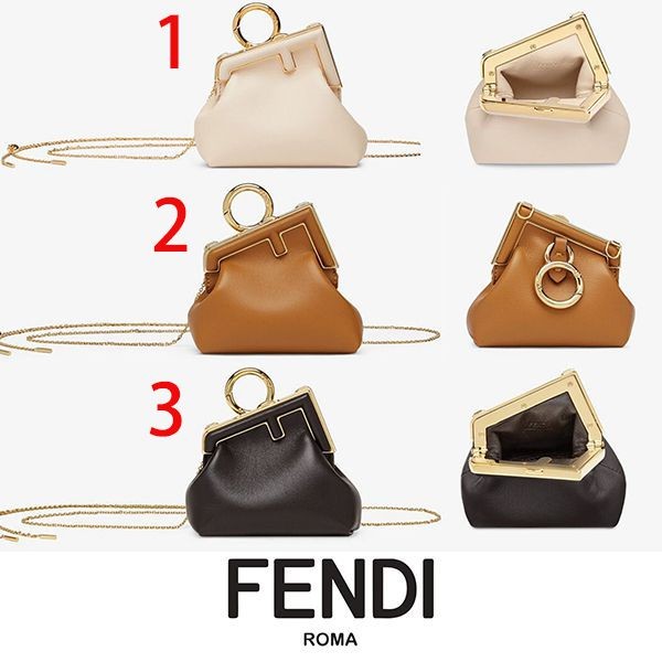 関税込 FENDI ナノ レザー ミニチュア 入手困難】ナッパレザー☆フェンディ ファースト コピー CHARM
