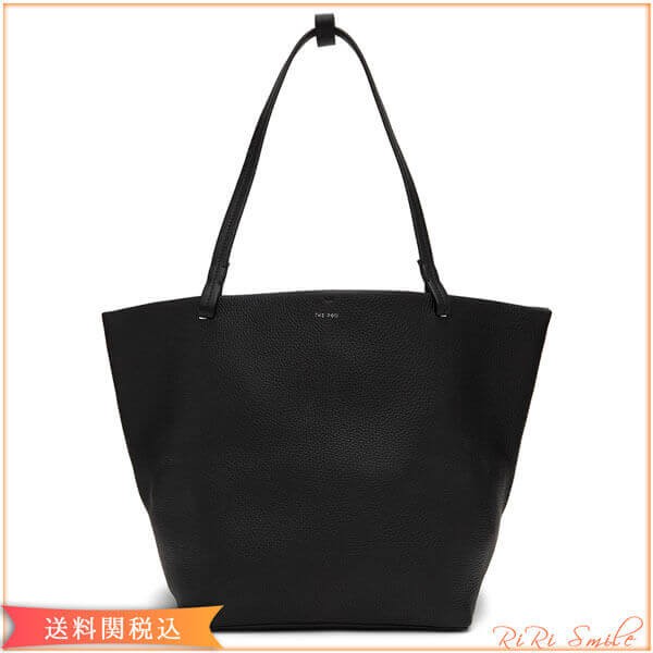 【THE ROW】 Terrasse シャイニーグレインレザーポーチ The Row Terrasse Bag in Leather