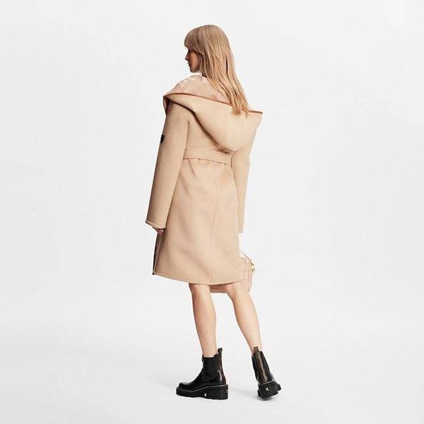 LOUIS VUITTON リバーシブルコート LOUIS VUITTON ルイヴィトン ロングコート ベルテッド ダブル