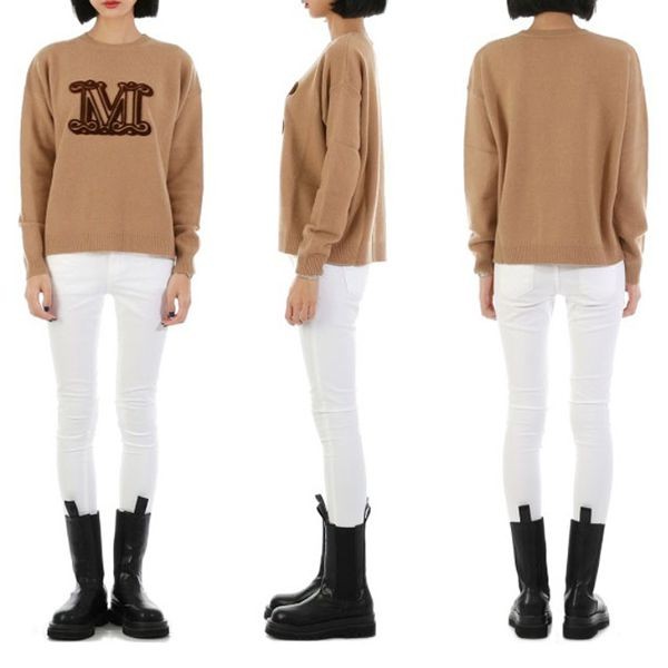 関税なし♢Max Mara♢GIOSTRA ウール カシミヤ ニット 偽物