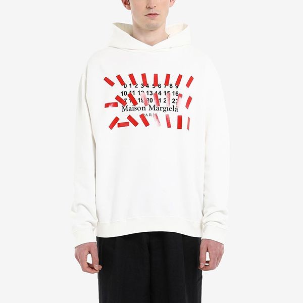 【Maison Margiela】フード スウェットシャツ【関税送料込】 Maison Margiela - MAISON MARGIELA ロゴ フード スウェット