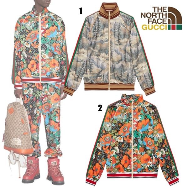 グッチ x ザ・ノースフェイス★雪山柄のジャケット★Jacket グッチ x ザ・ノースフェイス☆雪山柄のジャケット☆Jacket