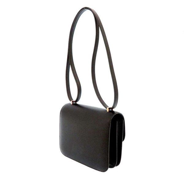 入手困難☆》エルメス コンスタンス コピー ミニ 18cm 黒 PG金具