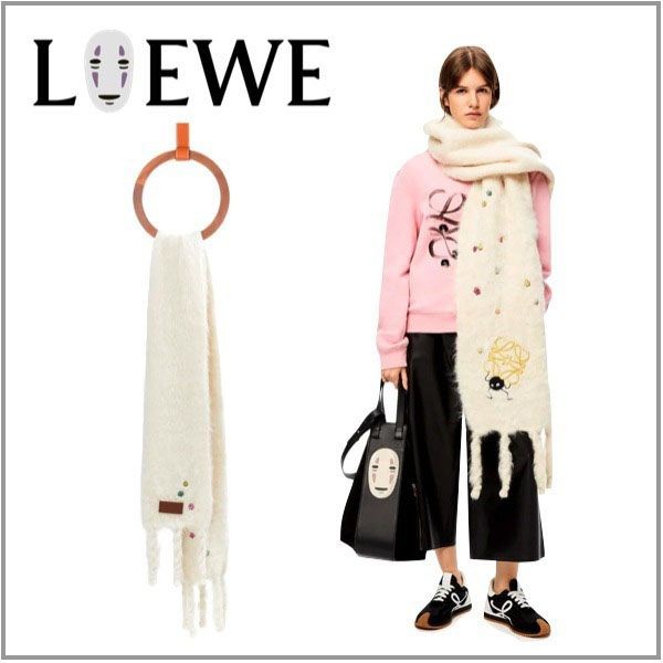 ハスノハ出品です。ロウロウ　赤ウロコ　マルチウェイスカーフ マルチwayスカーフネックレス（バンダナ/スカーフ）｜Pierrot