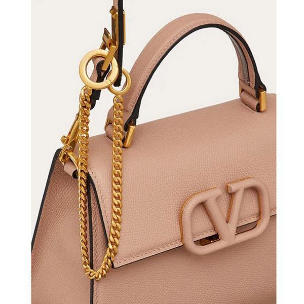 VALENTINO ウォーク カーフスキン ハンドバッグ ◇ヴァレンティノ◇カーフスキン スモールVSLINGハンドバッグ