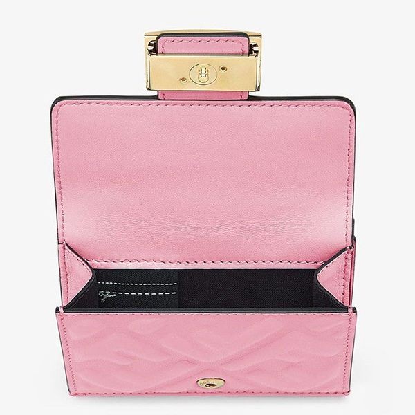 人気商品ランキング 財布 FENDIナッパレザー FF金具 レザーぬ ピンク 小物