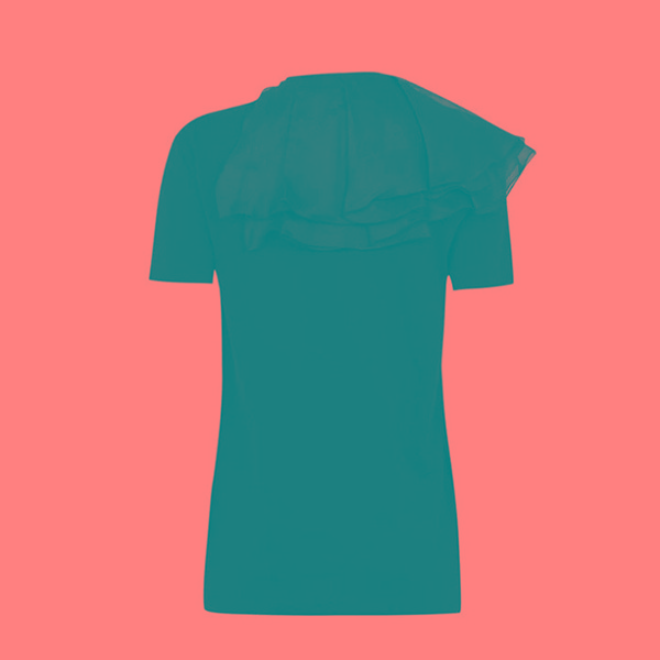 【関税&送料込み】Max Mara T-Shirt In 関税送料込 マックスマーラ Tシャツ コピー シルクフリル