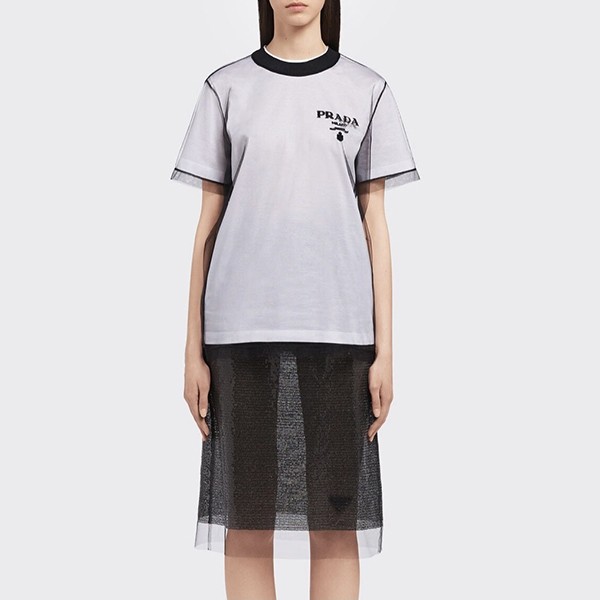 【2024AW】テクニカルジャージーTシャツ◆プラダ◆ 2024AW】テクニカルジャージーTシャツ◇プラダ◇ (PRADA/Tシャツ