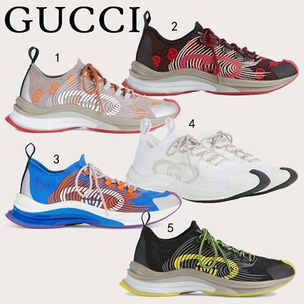 【完売必至】グッチ ワンランク上の♪RUN スニーカー すぐ届く Gucci グッチ RUN スエード メンズ スニーカー (GUCCI