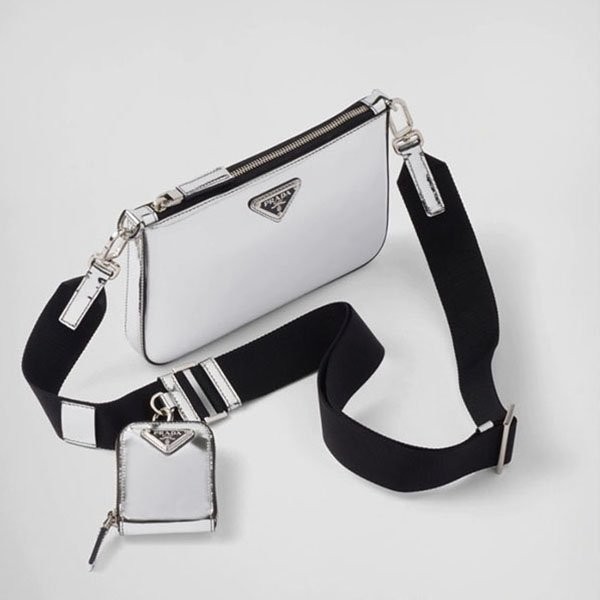 【PRADA】ショルダーバッグ 2VH129 ★関税送料込み 大人気 送料無料【プラダ】ブラッシュドレザー ショルダーバッグ