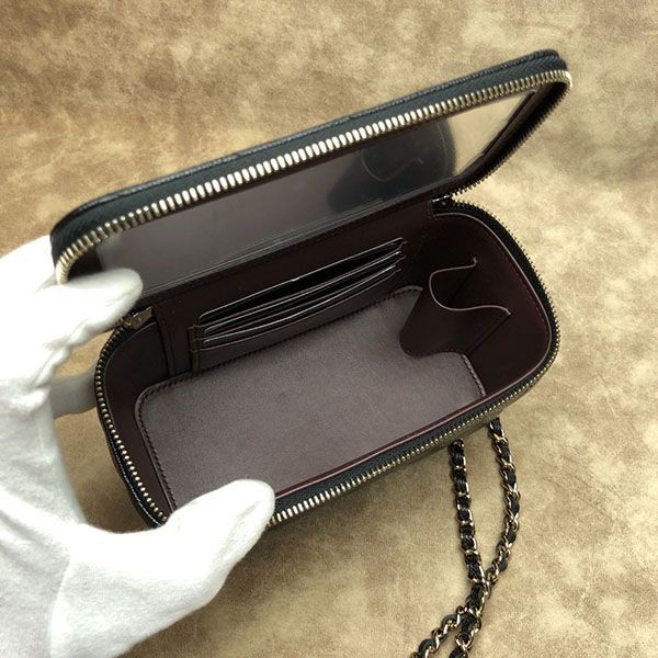 【コロッと大人可愛い】CHANEL★バニティーケース★入手困難 クラシック スモール ヴァニティケース - グレインド シャイニー