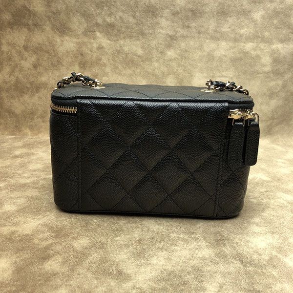 【可愛い星ロゴ♡】CHANEL★ヴァニティケース 高級感のある美しいデザイン♪】シャネル ヴァニティーケース